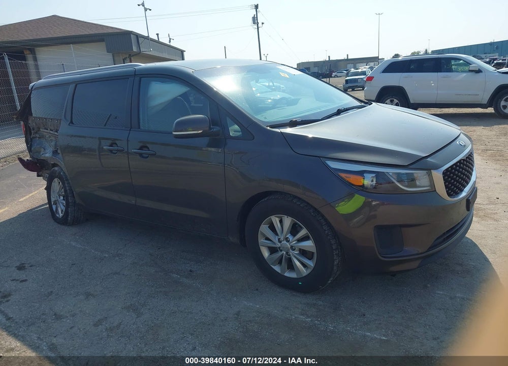 2016 KIA SEDONA LX VIN: KNDMB5C16G6143345