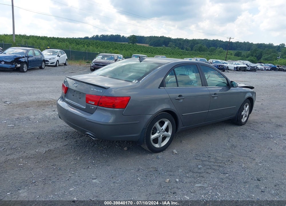 2009 HYUNDAI SONATA SE V6 VIN: 5NPEU46F89H492418