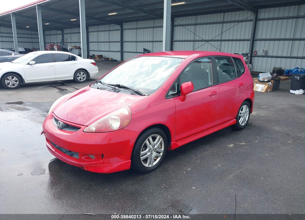 2007 HONDA FIT SPORT VIN: JHMGD38617S010806