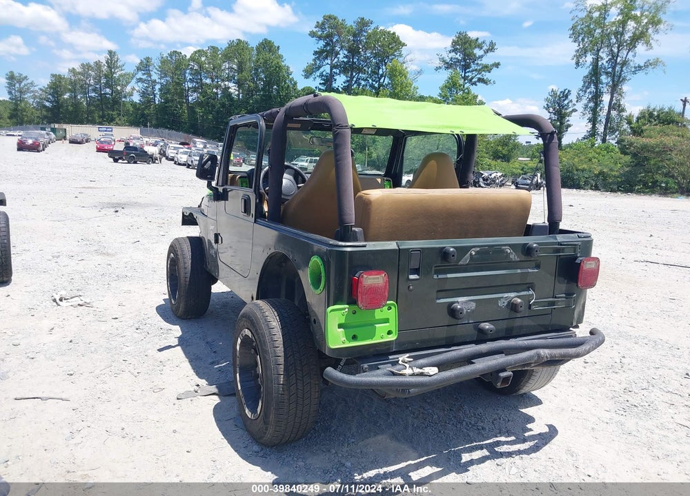 1998 JEEP WRANGLER SPORT VIN: 1J4FY19S7WP769764