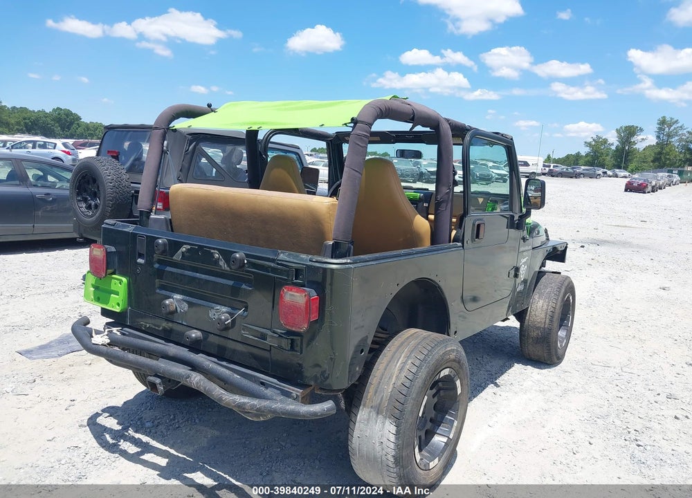 1998 JEEP WRANGLER SPORT VIN: 1J4FY19S7WP769764