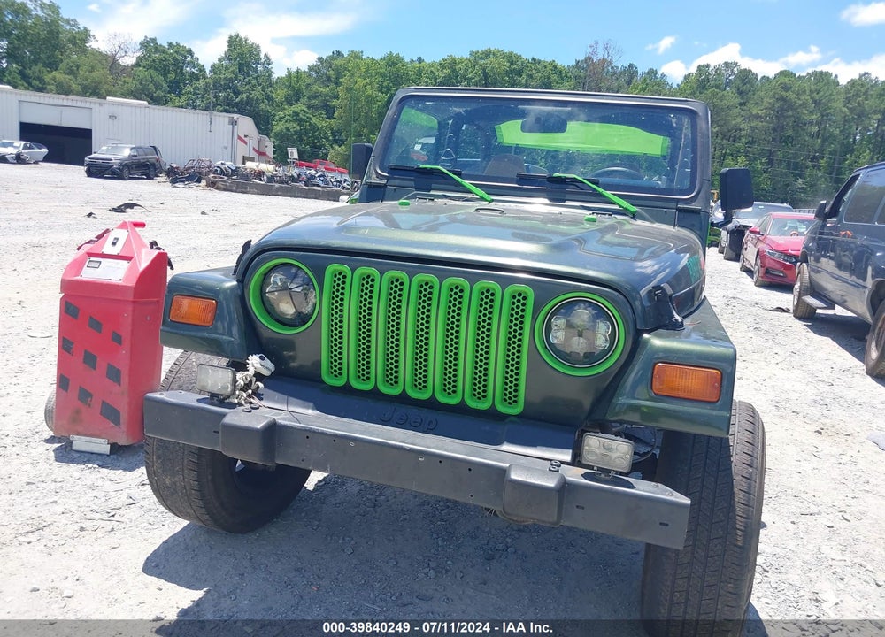 1998 JEEP WRANGLER SPORT VIN: 1J4FY19S7WP769764