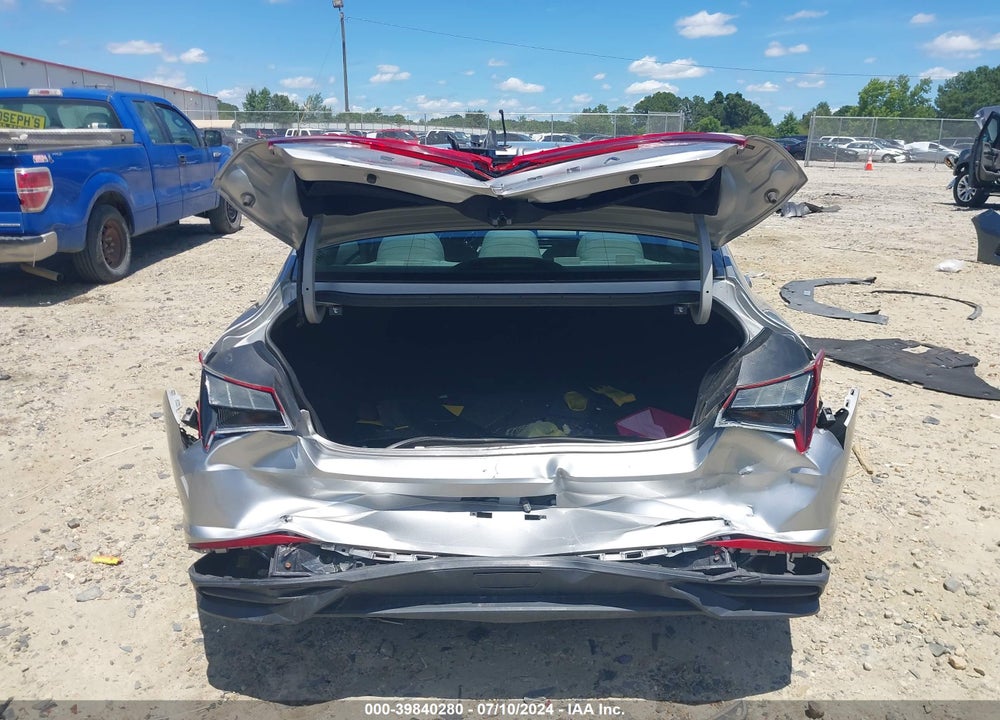 2021 HYUNDAI ELANTRA SEL VIN: 5NPLM4AGXMH051938
