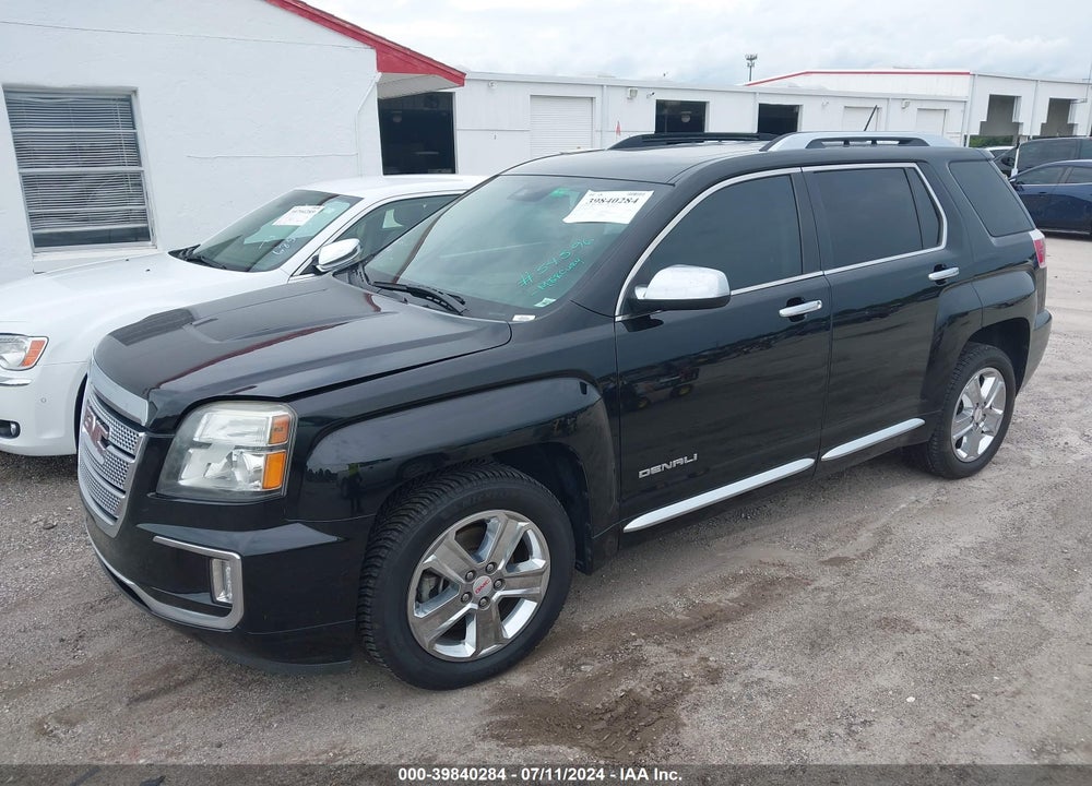 2016 GMC TERRAIN DENALI VIN: 2GKALREK8G6275003