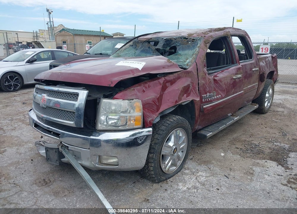 2013 CHEVROLET SILVERADO 1500 LT VIN: 3GCPCSE02DG171571