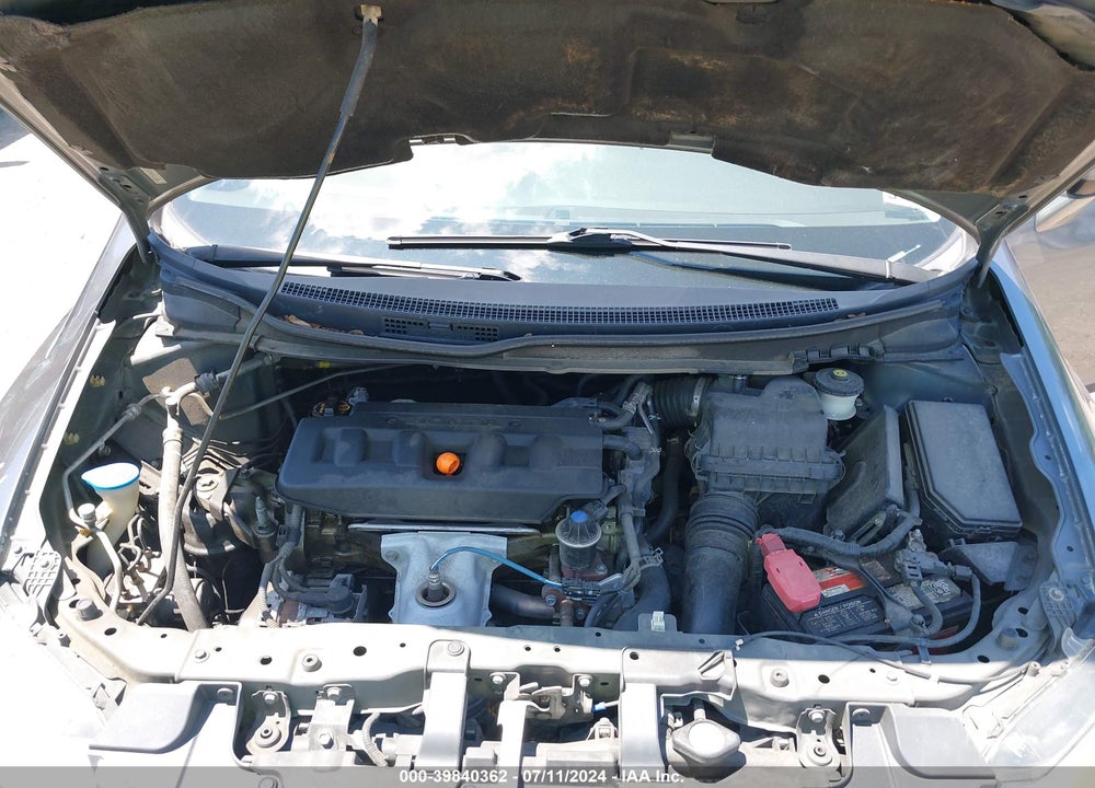 2012 HONDA CIVIC VIN: 2HGFB2F82CH312626
