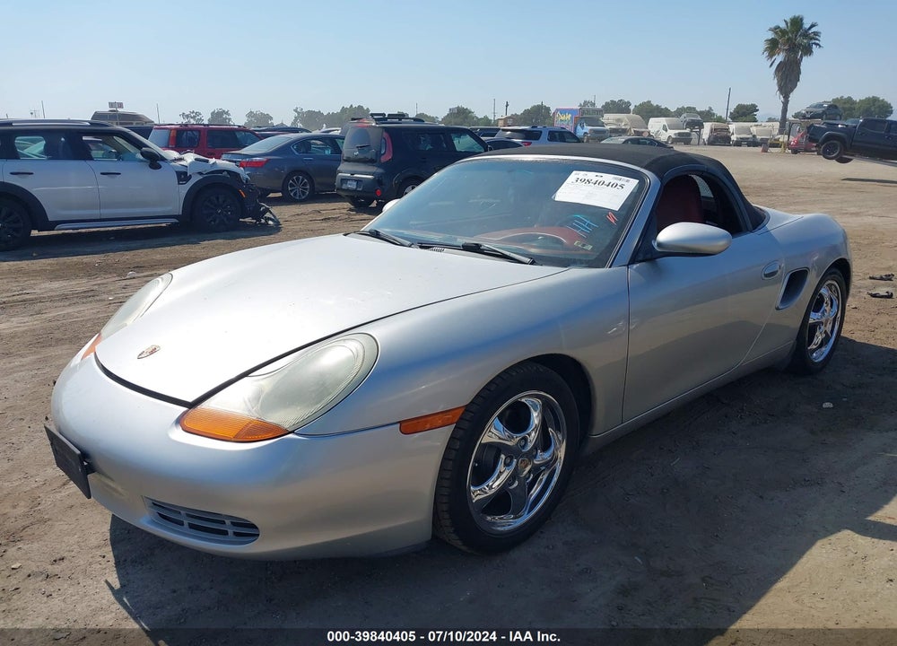 2000 PORSCHE BOXSTER VIN: WP0CA2987YS620374