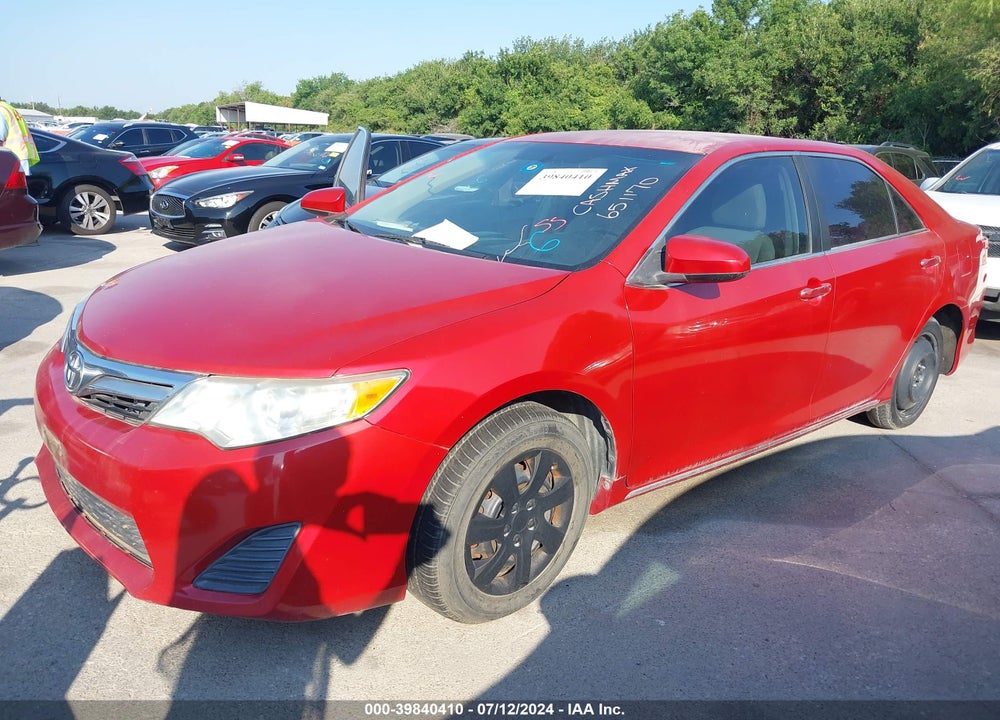 2013 TOYOTA CAMRY LE VIN: 4T1BF1FK1DU651170