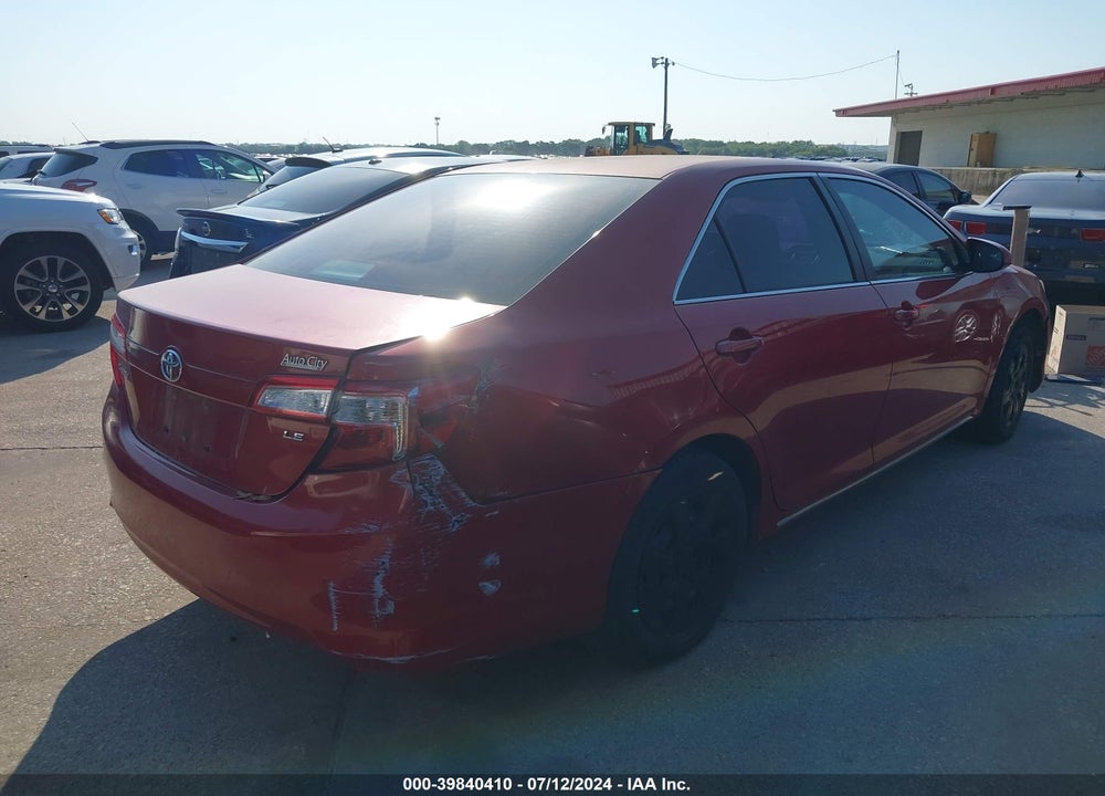 2013 TOYOTA CAMRY LE VIN: 4T1BF1FK1DU651170