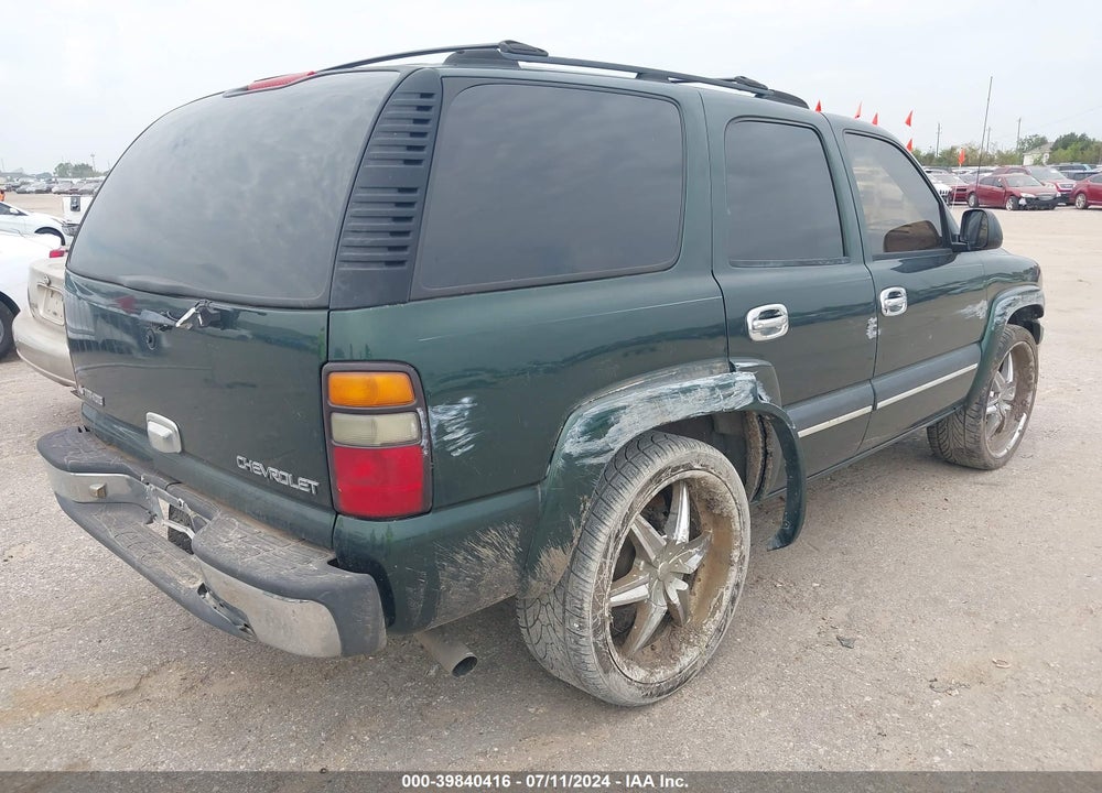 2004 CHEVROLET TAHOE LS VIN: 1GNEC13ZX4R144080