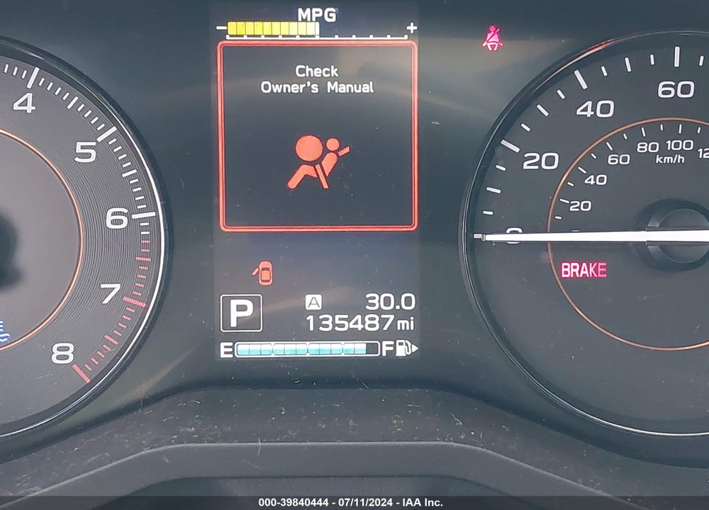 2019 SUBARU CROSSTREK 2.0I PREMIUM VIN: JF2GTAEC1KH285490