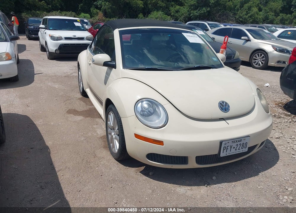 2008 VOLKSWAGEN NEW BEETLE SE VIN: 3VWRF31Y88M410000