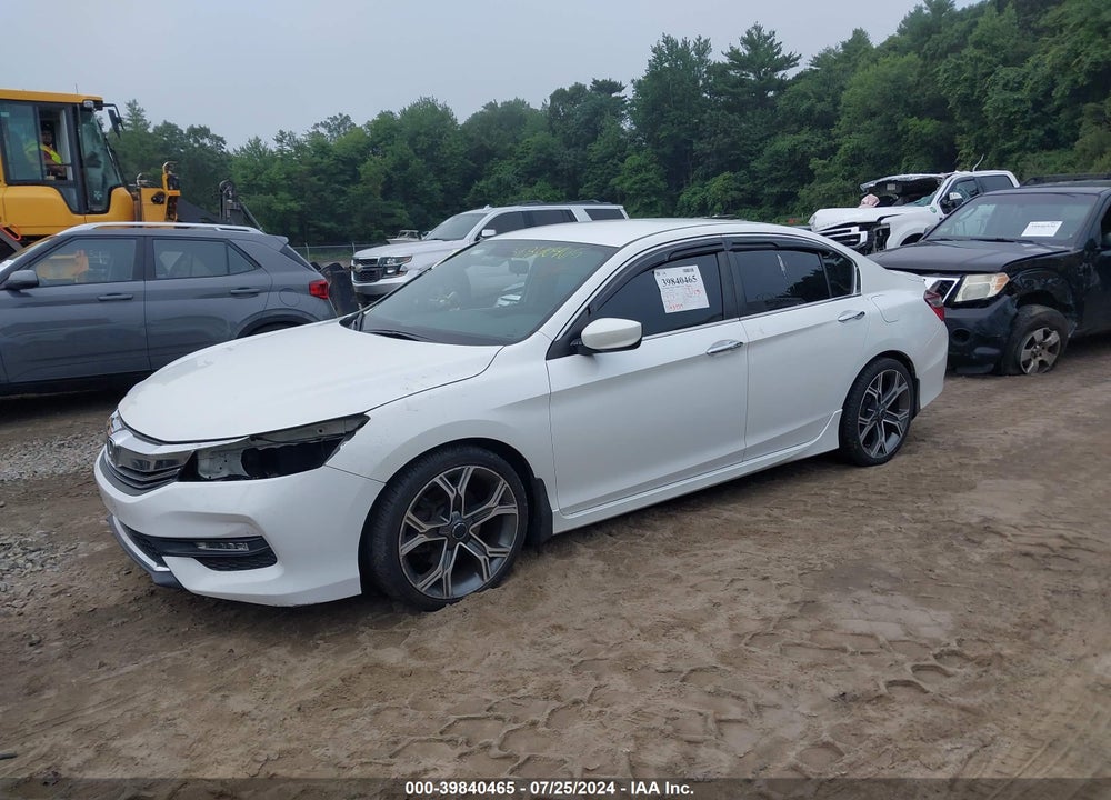 2017 HONDA ACCORD SPORT SE VIN: 1HGCR2F18HA137192