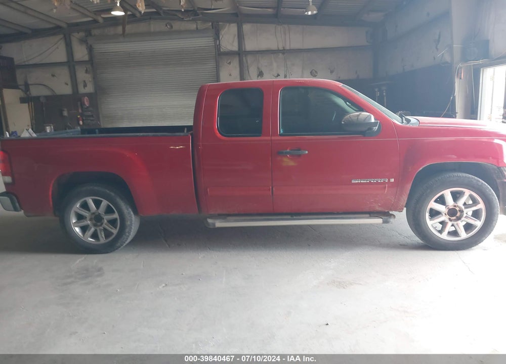 2008 GMC SIERRA 1500 SLE1 VIN: 1GTEC19J98Z317054