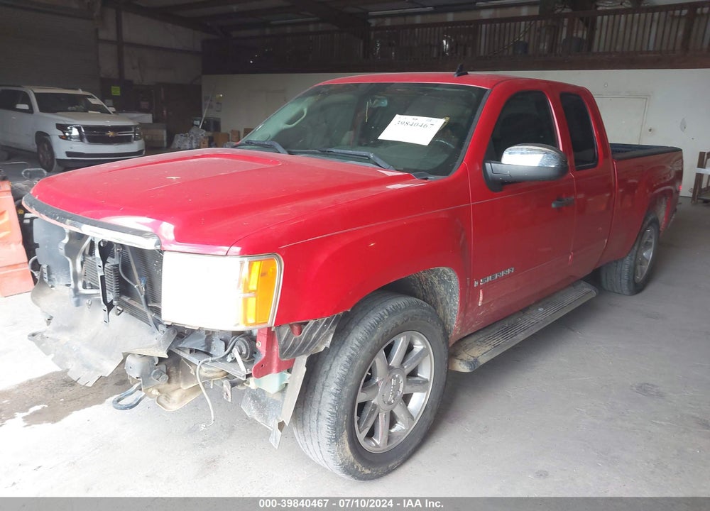 2008 GMC SIERRA 1500 SLE1 VIN: 1GTEC19J98Z317054
