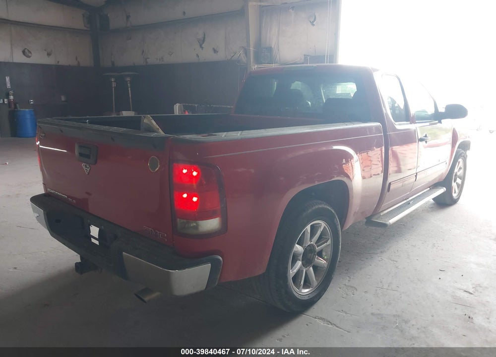 2008 GMC SIERRA 1500 SLE1 VIN: 1GTEC19J98Z317054