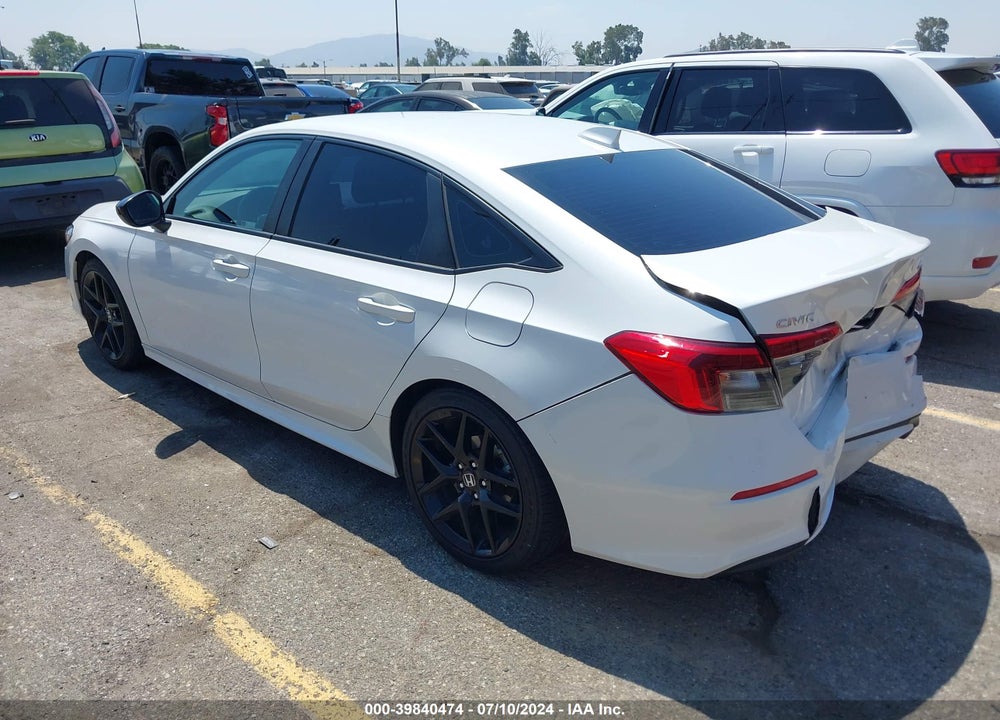 2022 HONDA CIVIC SPORT VIN: 2HGFE2F58NH549590