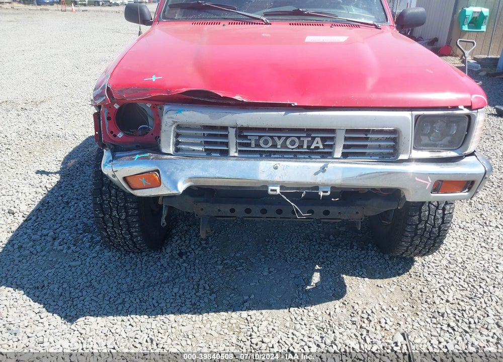 1991 TOYOTA PICKUP 1/2 TON SHT WHEELBASE DLX VIN: JT4RN01P3M0025503