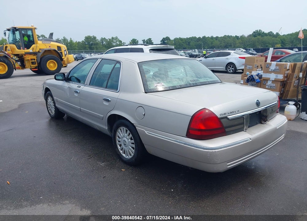 2007 MERCURY GRAND MARQUIS LS VIN: 2MEFM75V37X603773