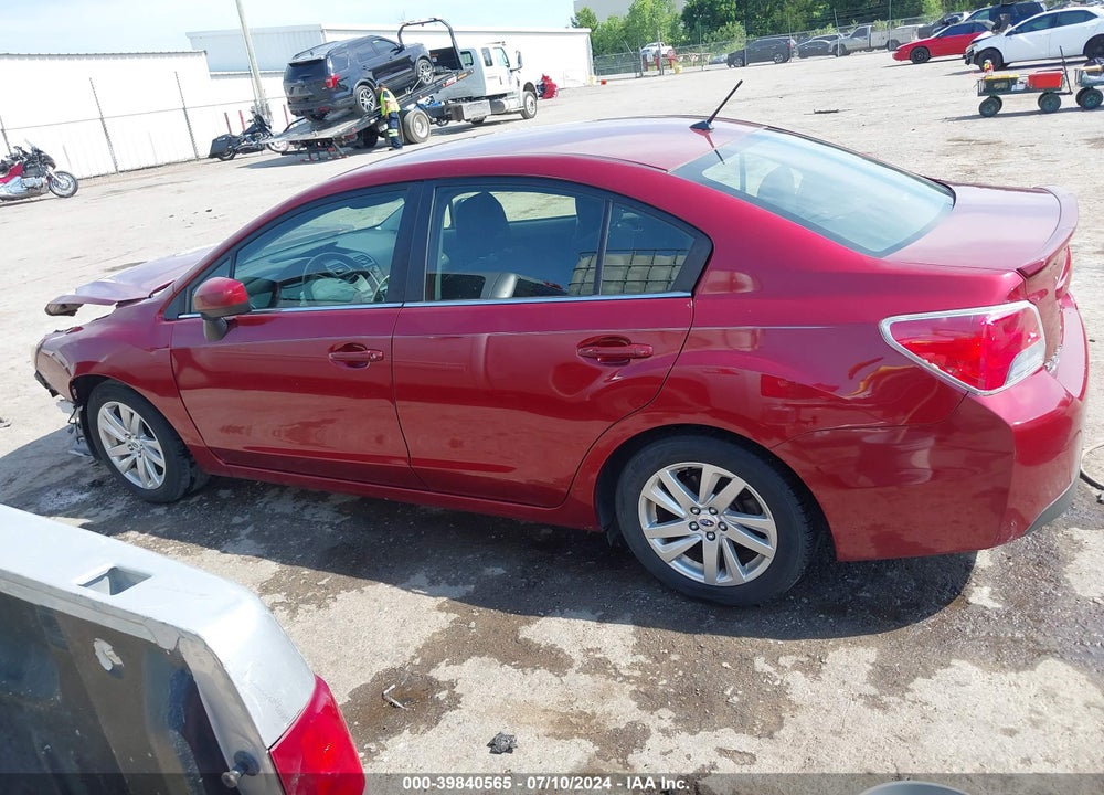 2015 SUBARU IMPREZA 2.0I PREMIUM VIN: JF1GJAC63FH010605