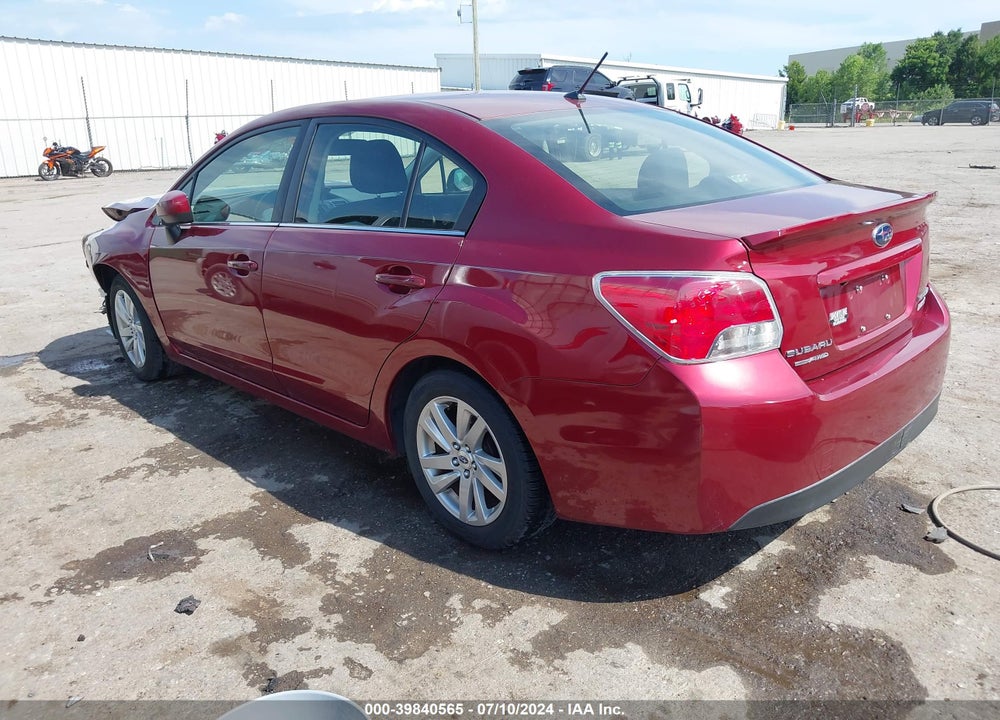 2015 SUBARU IMPREZA 2.0I PREMIUM VIN: JF1GJAC63FH010605
