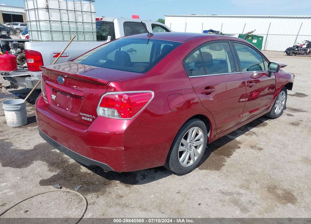 2015 SUBARU IMPREZA 2.0I PREMIUM VIN: JF1GJAC63FH010605