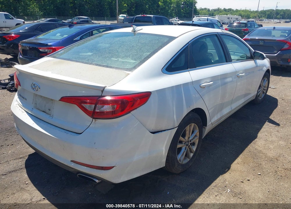 2016 HYUNDAI SONATA SE VIN: 5NPE24AF5GH387295