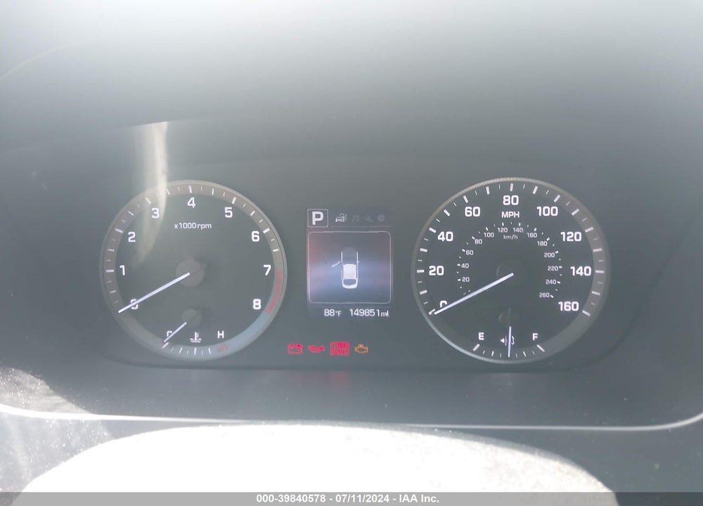 2016 HYUNDAI SONATA SE VIN: 5NPE24AF5GH387295