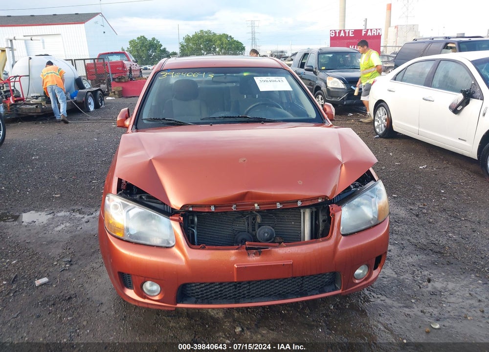 2007 KIA SPECTRA SX VIN: KNAFE121975007627