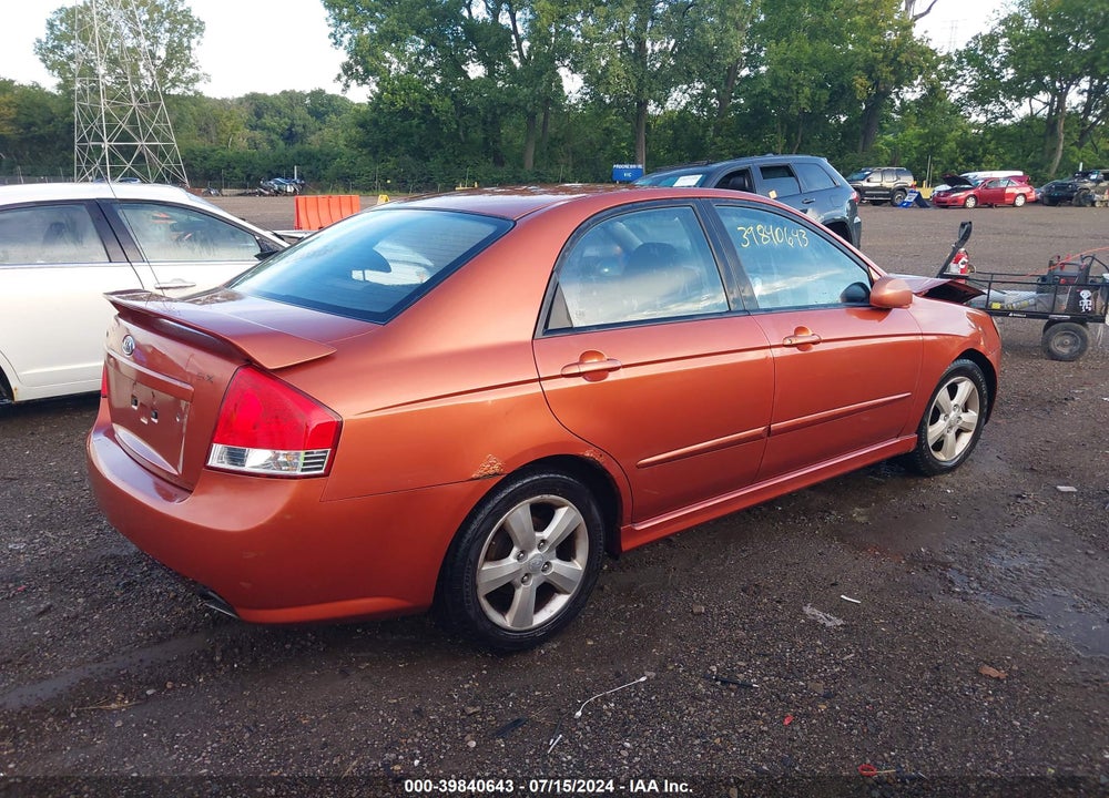 2007 KIA SPECTRA SX VIN: KNAFE121975007627