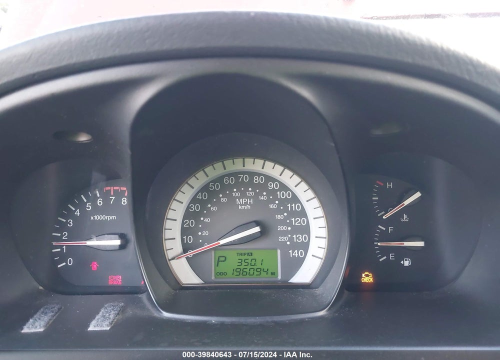 2007 KIA SPECTRA SX VIN: KNAFE121975007627