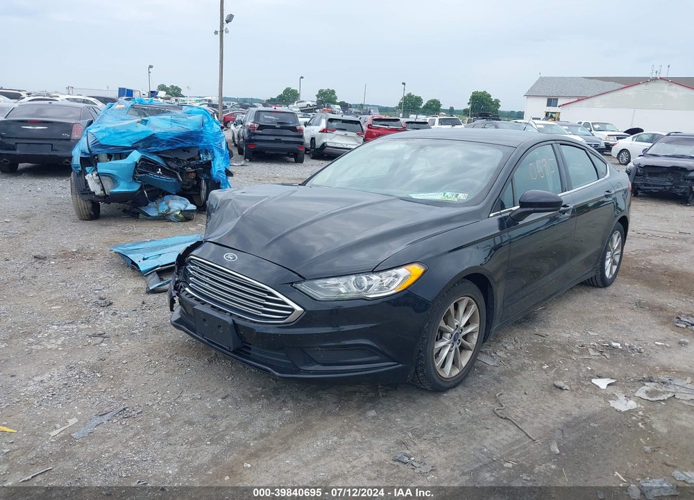 2017 FORD FUSION SE VIN: 3FA6P0H79HR390444