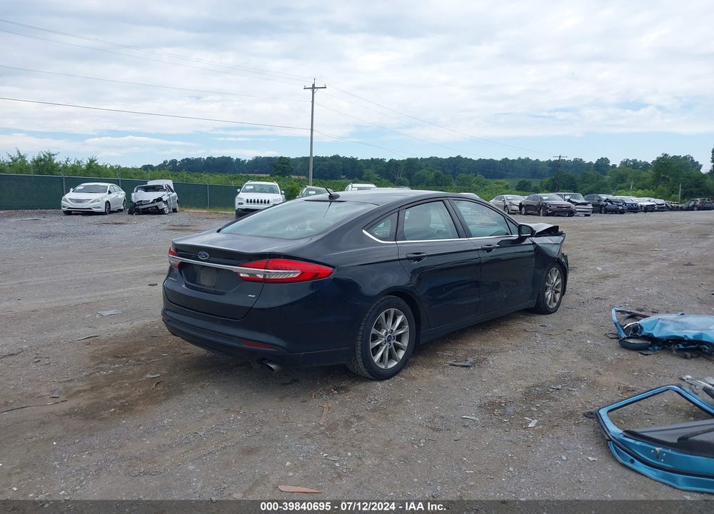 2017 FORD FUSION SE VIN: 3FA6P0H79HR390444