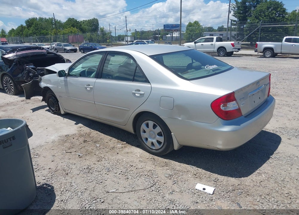 2004 TOYOTA CAMRY LE VIN: 4T1BE32K14U923074