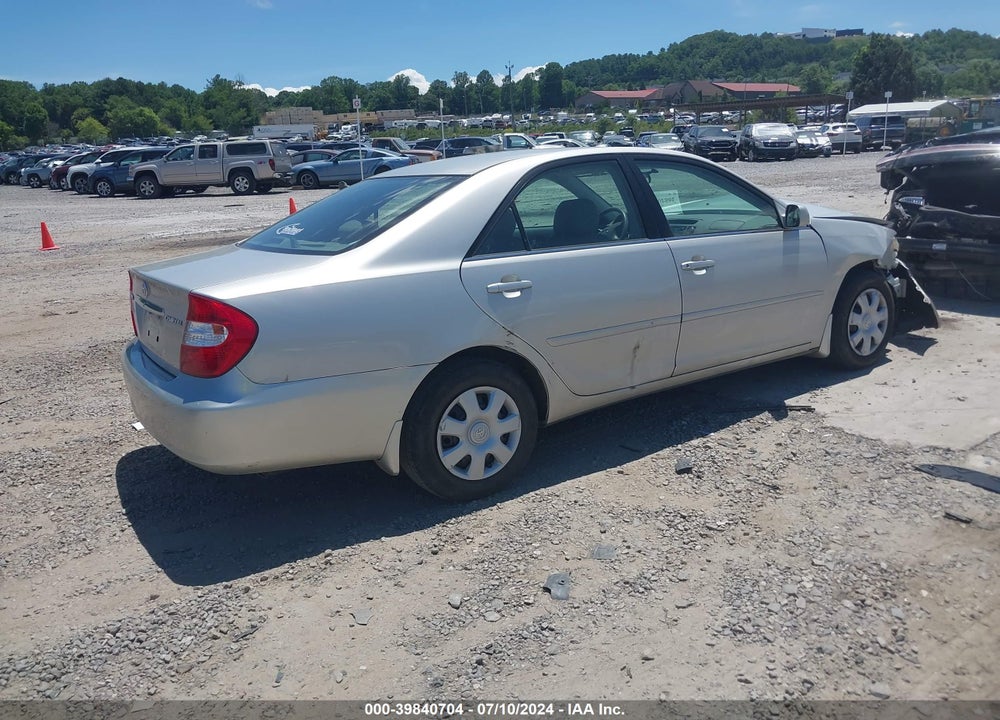 2004 TOYOTA CAMRY LE VIN: 4T1BE32K14U923074