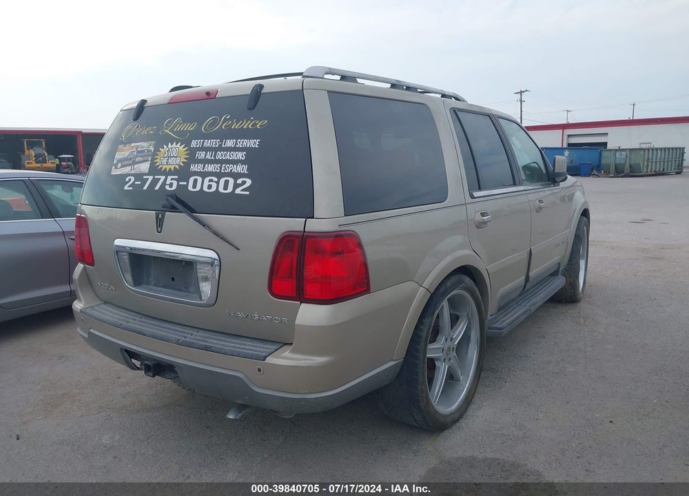 2004 LINCOLN NAVIGATOR VIN: 5LMFU27R24LJ16554