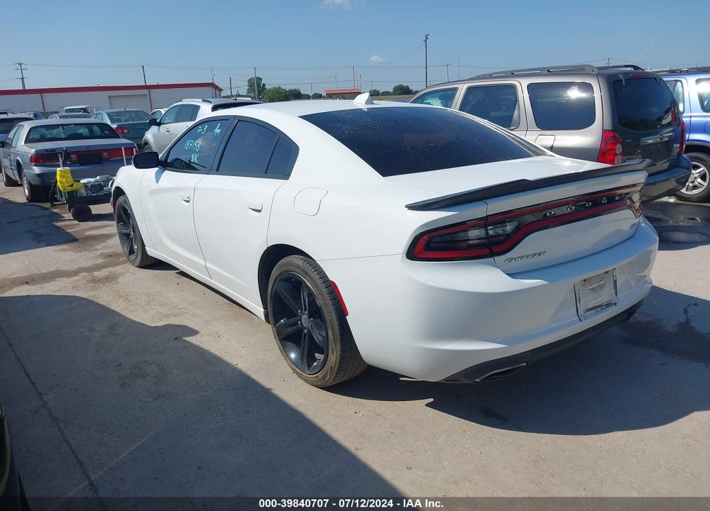 2016 DODGE CHARGER SXT VIN: 2C3CDXHG5GH187158