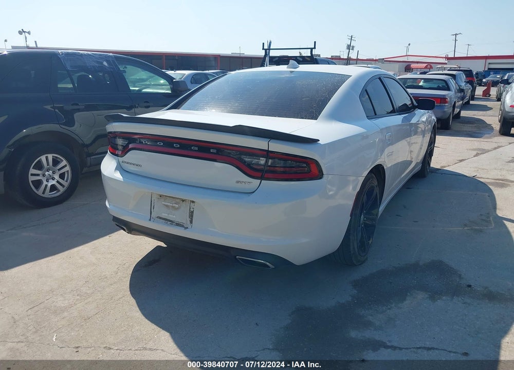 2016 DODGE CHARGER SXT VIN: 2C3CDXHG5GH187158