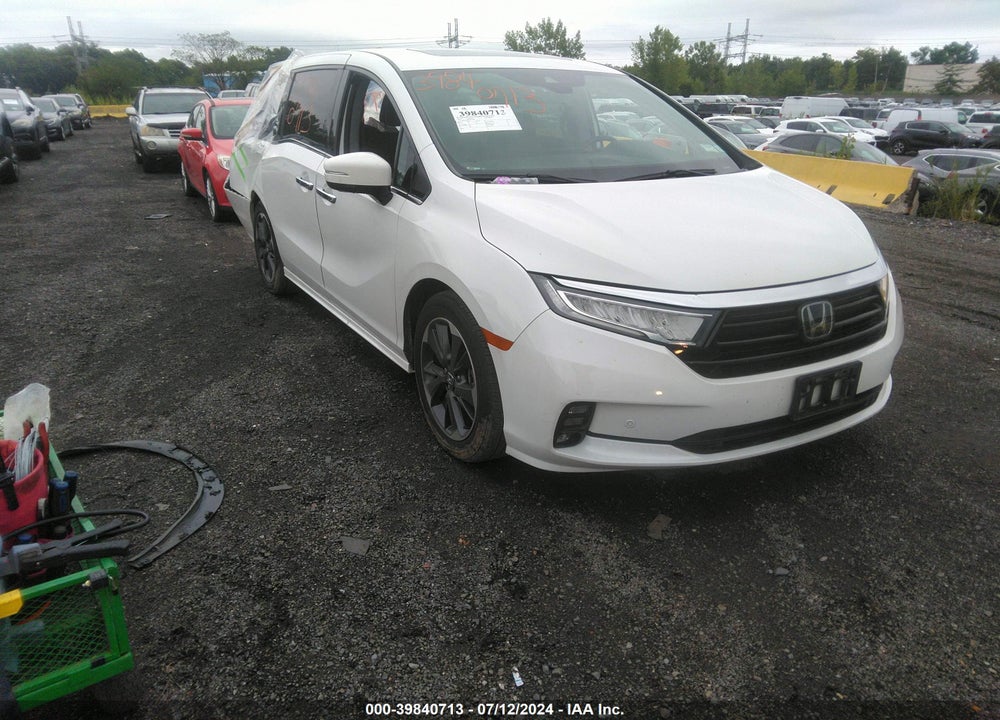 2022 HONDA ODYSSEY ELITE VIN: 5FNRL6H93NB007988