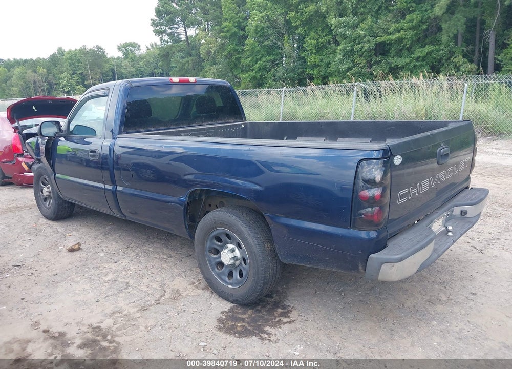 2006 CHEVROLET SILVERADO 1500 WORK TRUCK VIN: 3GCEC14XX6G143956