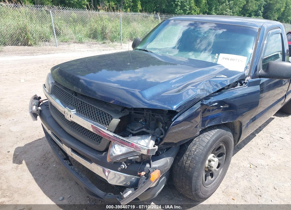 2006 CHEVROLET SILVERADO 1500 WORK TRUCK VIN: 3GCEC14XX6G143956