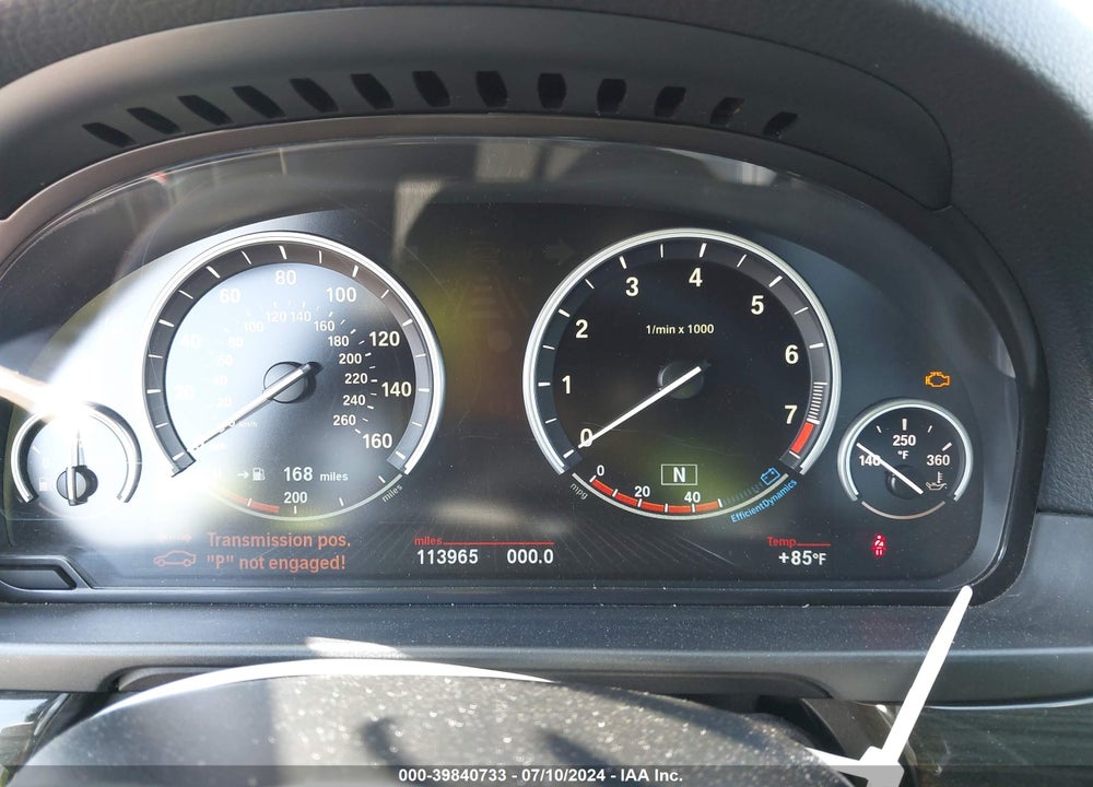 2013 BMW 550I VIN: WBAFR9C56DD226695