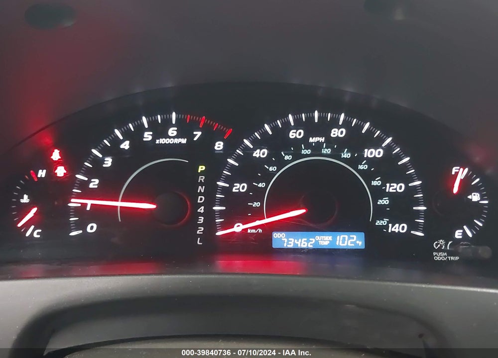 2007 TOYOTA CAMRY LE VIN: 4T1BE46K07U536746