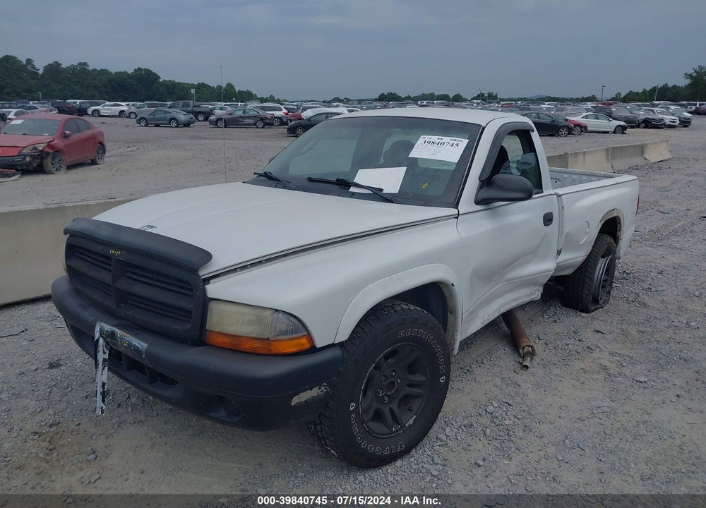 2004 DODGE DAKOTA VIN: 1D7FL16K34S573927