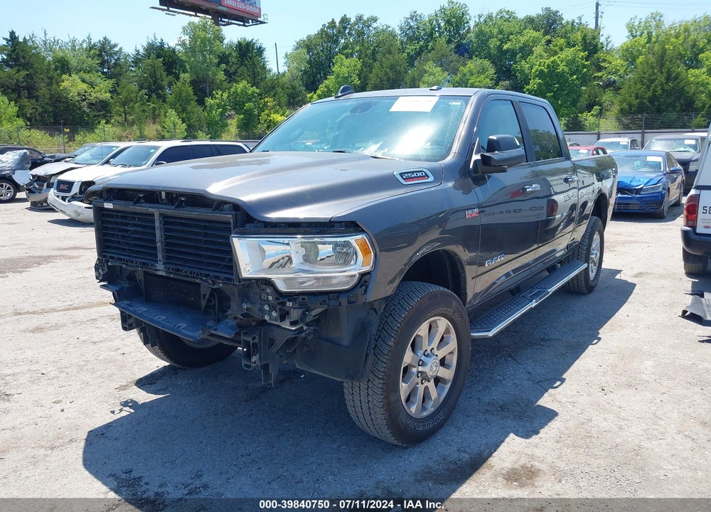 2019 RAM 2500 LONE STAR 4X4 6'4 BOX VIN: 3C6UR5DJ1KG573163