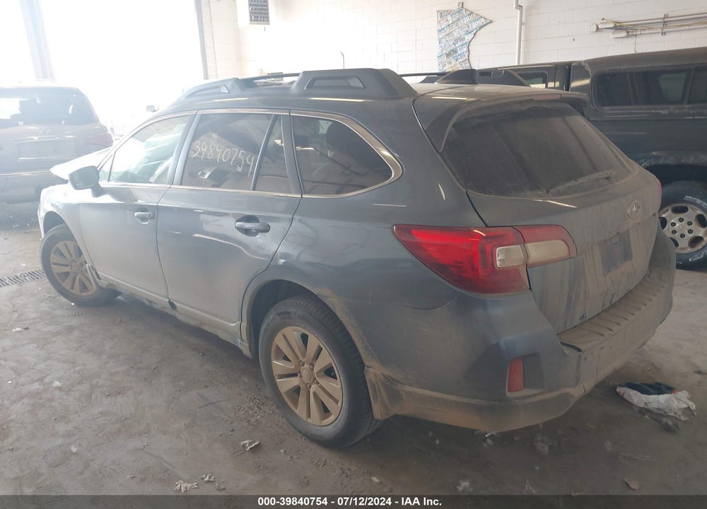 2016 SUBARU OUTBACK 2.5I PREMIUM VIN: 4S4BSBCC0G3200661