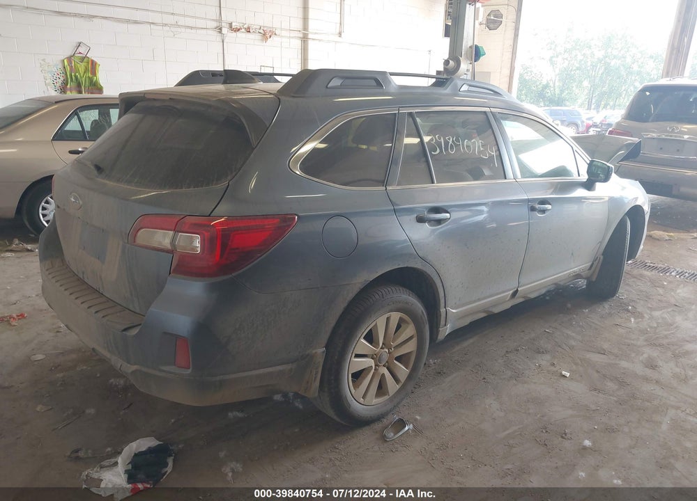 2016 SUBARU OUTBACK 2.5I PREMIUM VIN: 4S4BSBCC0G3200661