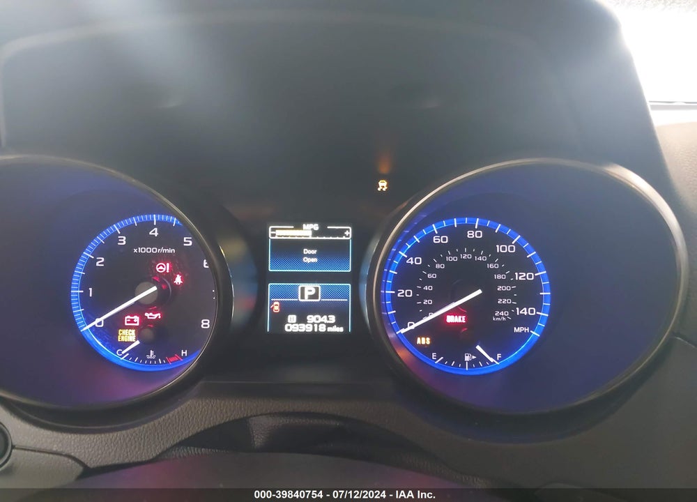 2016 SUBARU OUTBACK 2.5I PREMIUM VIN: 4S4BSBCC0G3200661