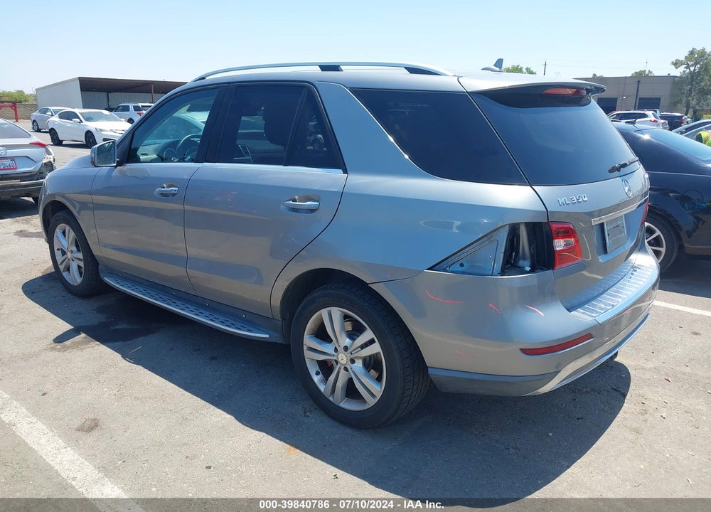 2013 MERCEDES-BENZ ML 350 4MATIC VIN: 4JGDA5HB4DA191628