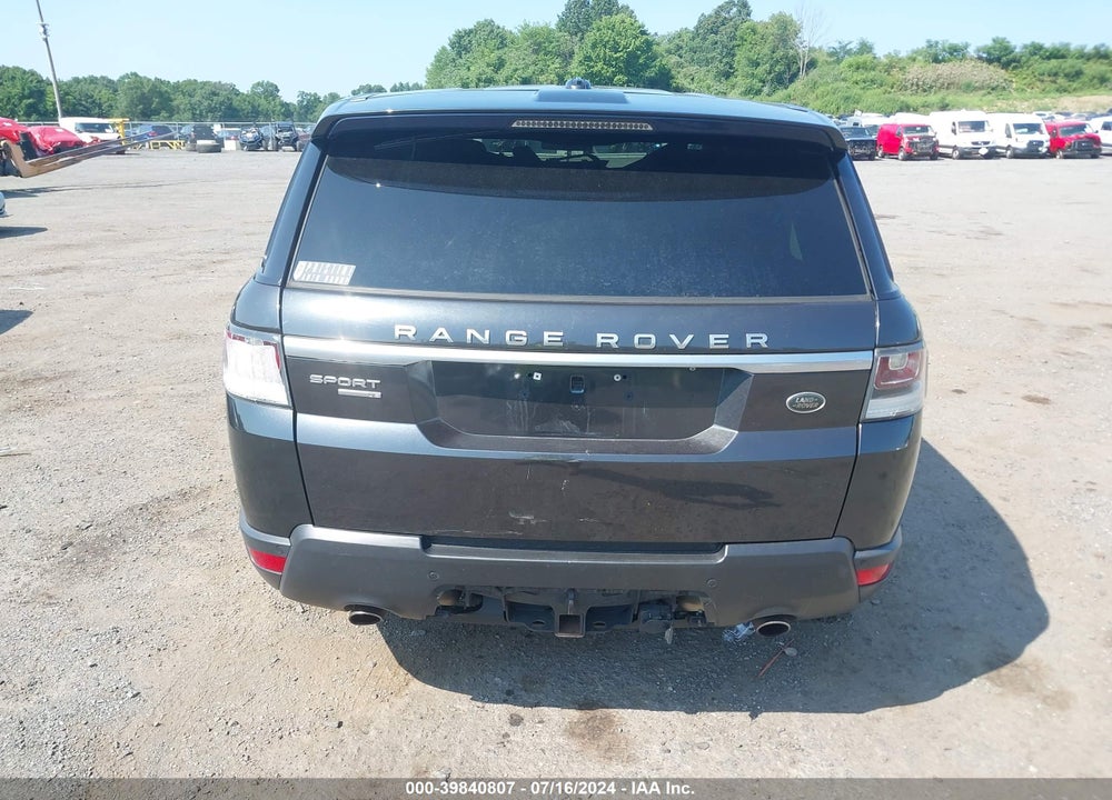 2014 LAND ROVER RANGE ROVER SPORT 3.0L V6 SUPERCHARGED HSE/3.0L V6 SUPERCHARGED SE VIN: SALWG2WF0EA313346